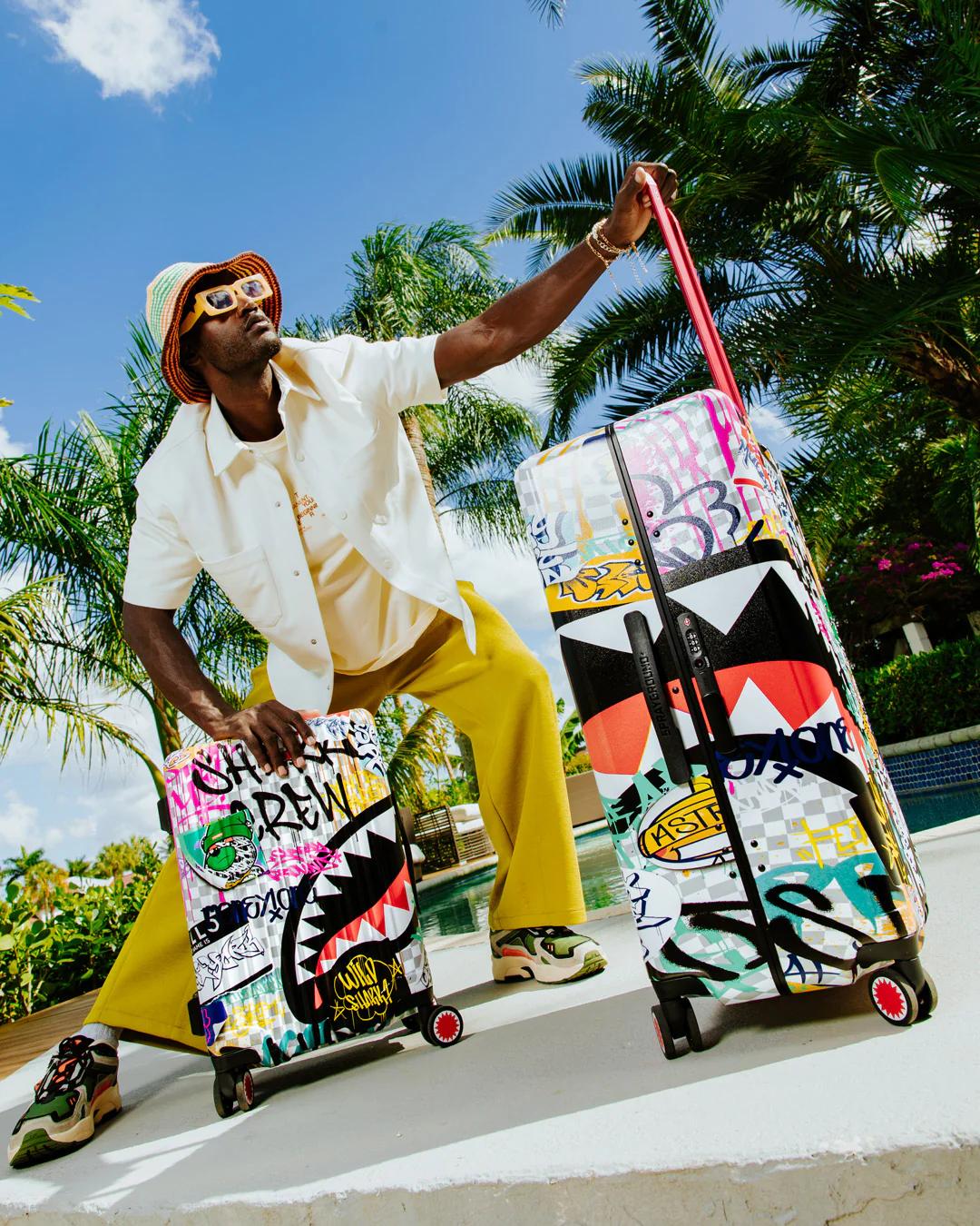 CREATE ANOTHER DAY SHARKNAUTICS HARDSHELL FULL-SIZE LUGGAGE | Sprayground Great Value