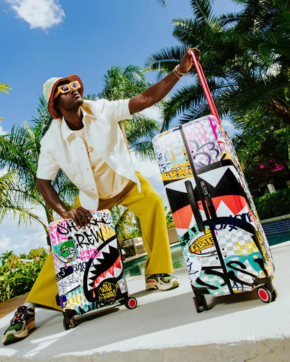 CREATE ANOTHER DAY SHARKNAUTICS HARDSHELL FULL-SIZE LUGGAGE | Sprayground Great Value