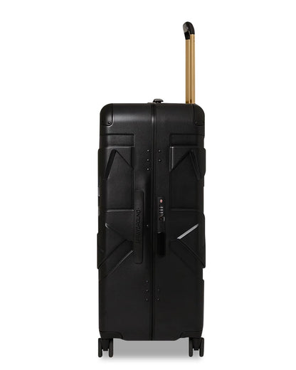 REALITY CHECK SHARKITECTURE FULL-SIZE JETBLACK LUGGAGE (GOLD HARDWARE) | Sprayground Latest