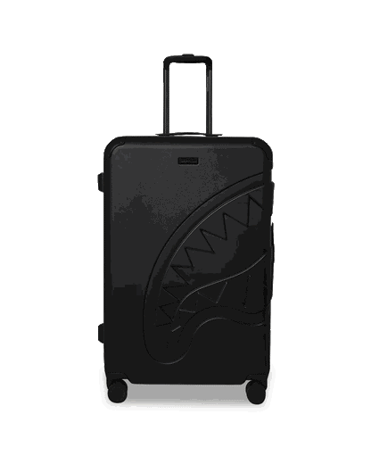 REALITY CHECK SHARKITECTURE FULL-SIZE JETBLACK LUGGAGE (GUNMETAL HARDW | Sprayground Quality