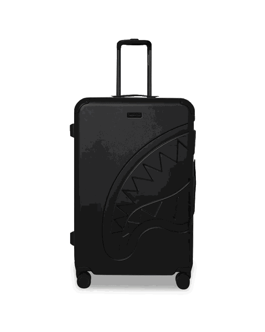 REALITY CHECK SHARKITECTURE FULL-SIZE JETBLACK LUGGAGE (GUNMETAL HARDW | Sprayground Quality