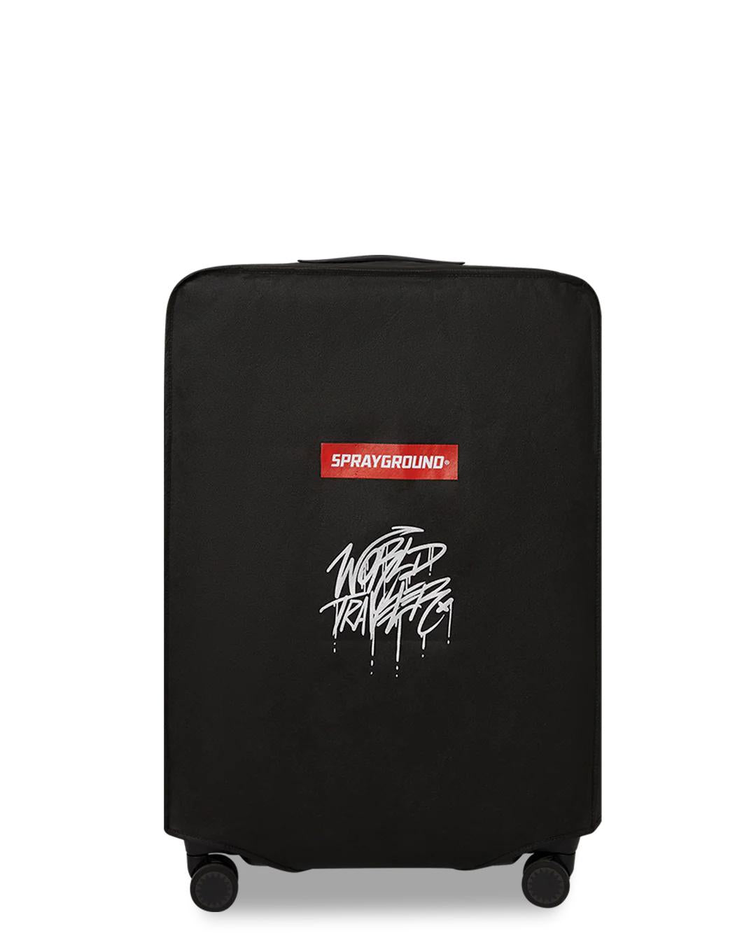 REALITY CHECK SHARKITECTURE FULL-SIZE JETBLACK LUGGAGE (GUNMETAL HARDW | Sprayground Quality