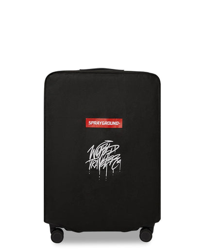 REALITY CHECK SHARKITECTURE FULL-SIZE JETBLACK LUGGAGE (GUNMETAL HARDW | Sprayground Quality