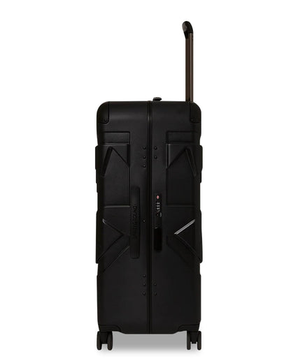 REALITY CHECK SHARKITECTURE FULL-SIZE JETBLACK LUGGAGE (GUNMETAL HARDW | Sprayground Quality