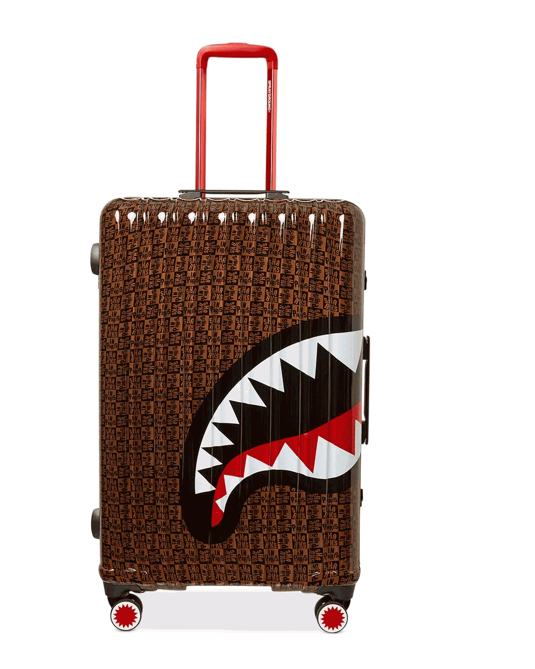FRENZY SHARKS SHARKNAUTICS HARDSHELL FULL-SIZE LUGGAGE | Sprayground Featured