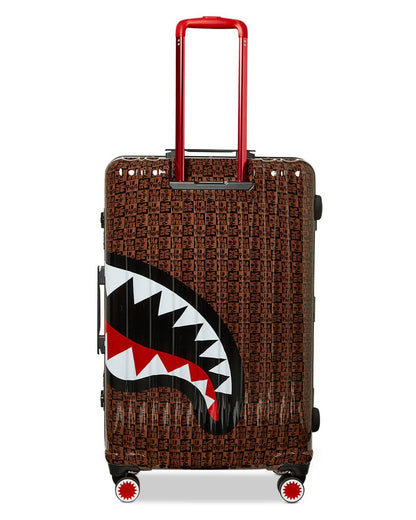FRENZY SHARKS SHARKNAUTICS HARDSHELL FULL-SIZE LUGGAGE | Sprayground Featured