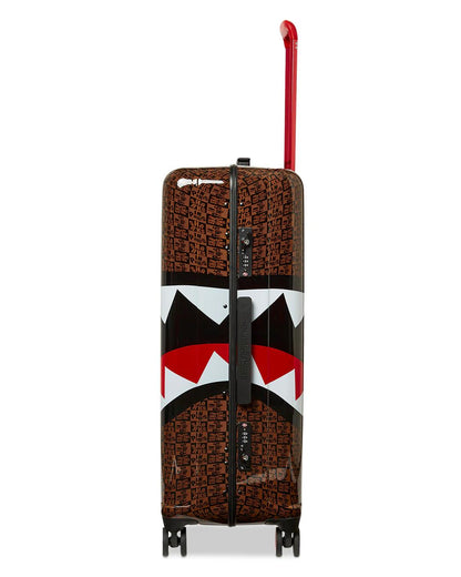 FRENZY SHARKS SHARKNAUTICS HARDSHELL FULL-SIZE LUGGAGE | Sprayground Featured