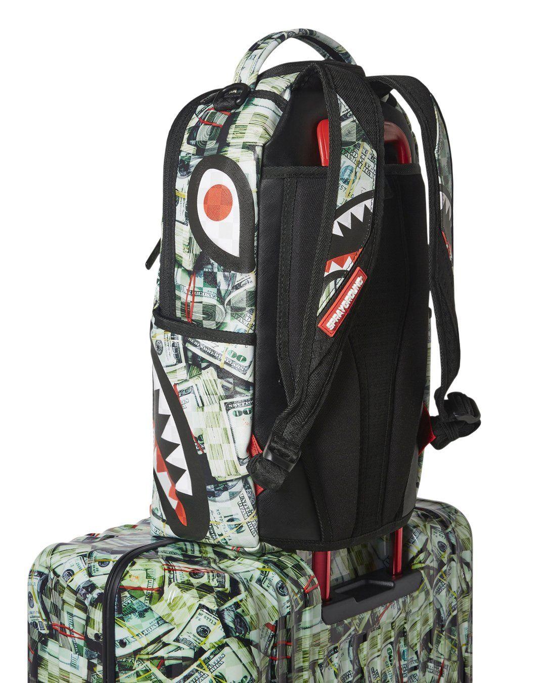 MAMA I MADE IT SHARKITECTURE HARDSHELL FULL-SIZE LUGGAGE | Sprayground Signature