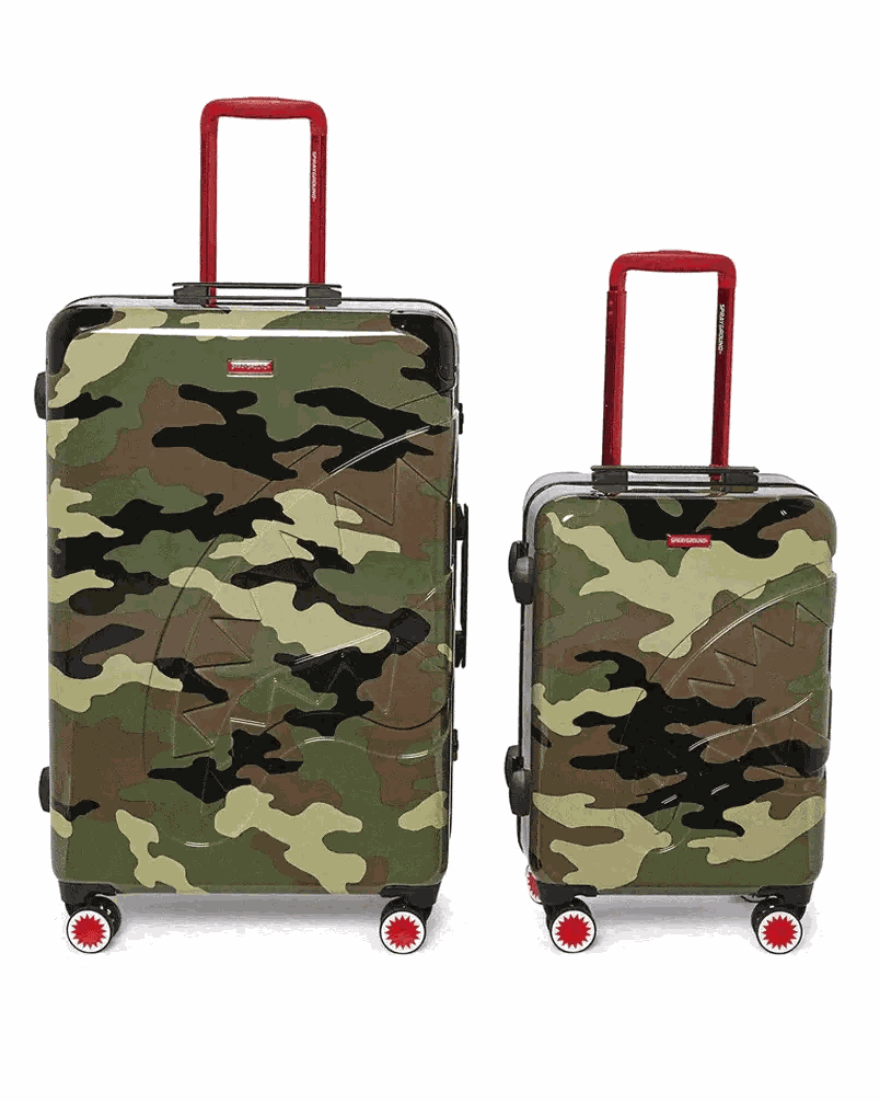 JUNGLE PARIS 2 PC LUGGAGE SET (CARRY-ON & FULL-SIZE) | Sprayground Latest