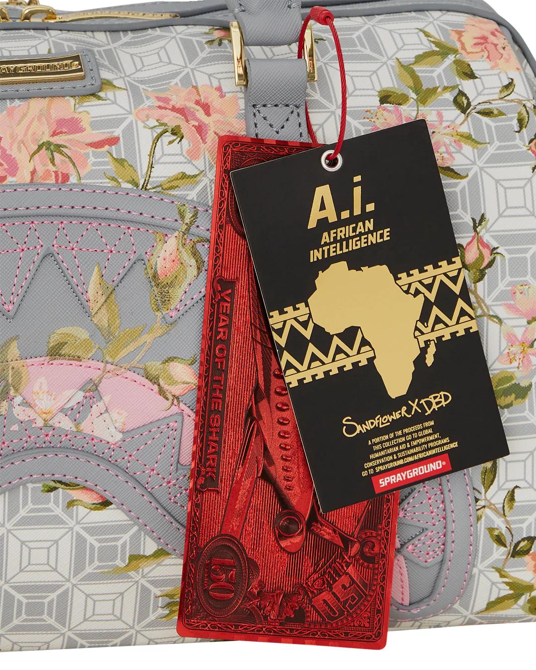 A.I. AFRICAN INTELLIGENCE ELEGANT ENERGY MINI DUFFLE - SANDFLOWER COLL | Sprayground Popular
