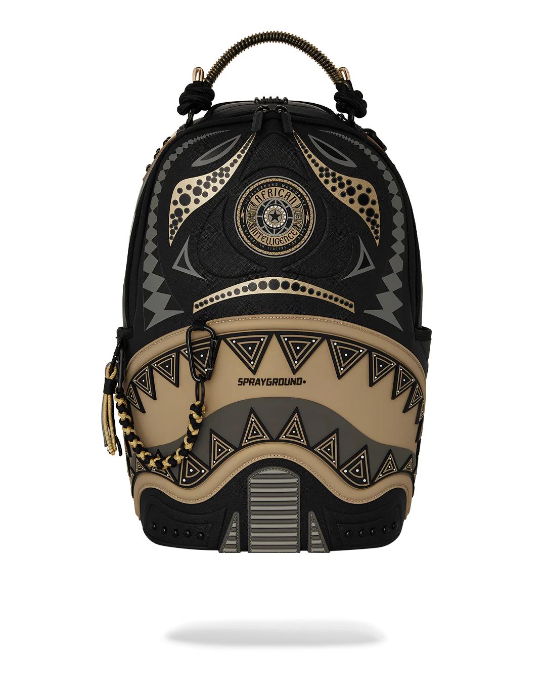 A.I. AFRICAN INTELLIGENCE SHARKS OF THE GOLD OCEAN BACKPACK - SANDFLOW | Sprayground Recommended