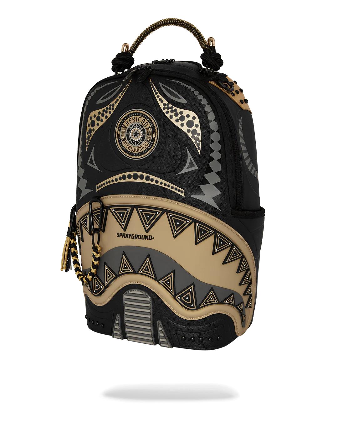 A.I. AFRICAN INTELLIGENCE SHARKS OF THE GOLD OCEAN BACKPACK - SANDFLOW | Sprayground Recommended