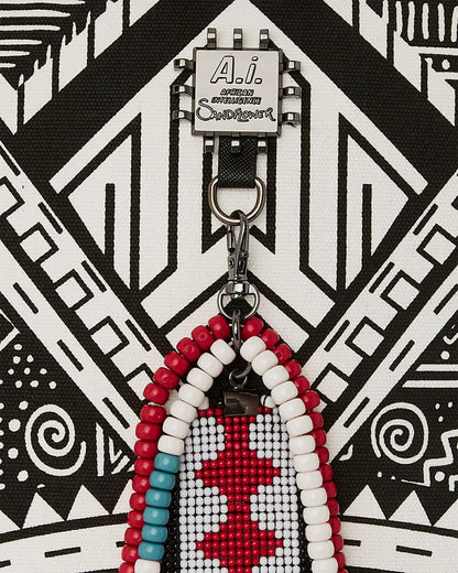 A.I. AFRICAN INTELLIGENCE THE SKYHAWK BACKPACK - SANDFLOWER COLLAB | Sprayground Exclusive