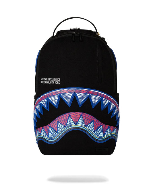 A.I. AFRICAN INTELLIGENCE BORN AND RAISED BACKPACK - SANDFLOWER COLLAB | Sprayground Signature