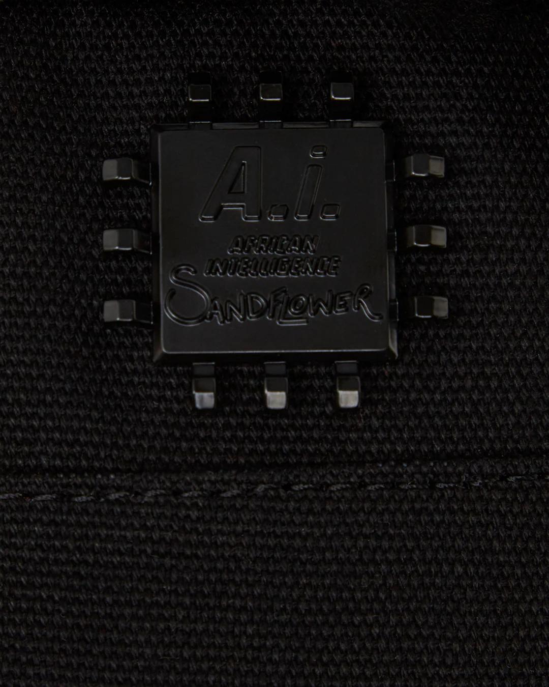 A.I. AFRICAN INTELLIGENCE BORN AND RAISED BACKPACK - SANDFLOWER COLLAB | Sprayground Signature