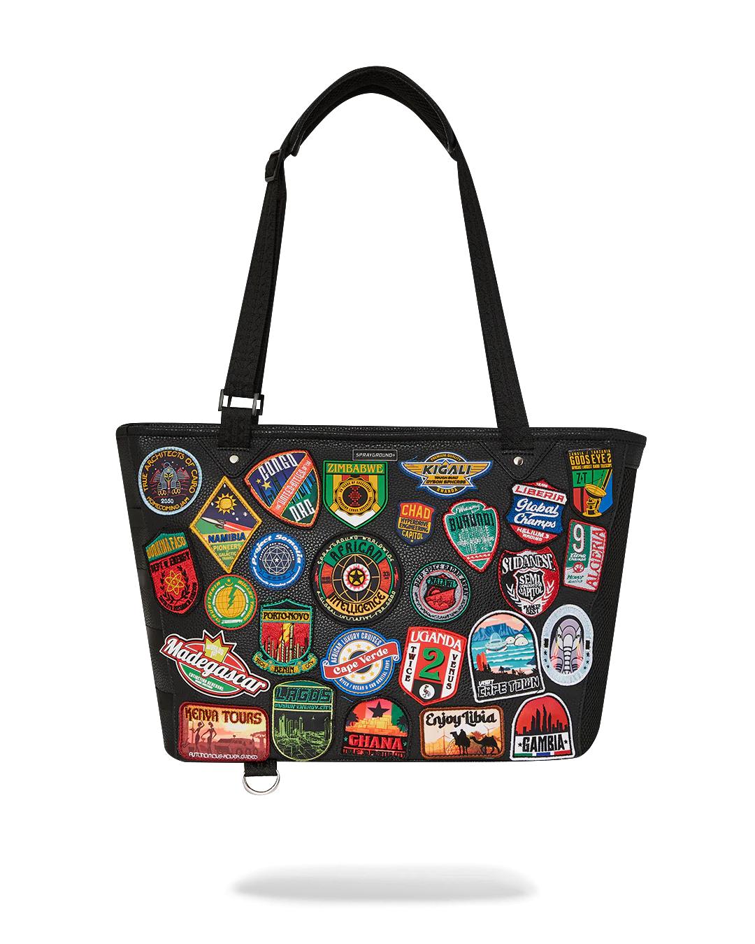 A.I. THE 54 (PATCHES OF AFRICA) CARGO TOTE | Sprayground Recommended