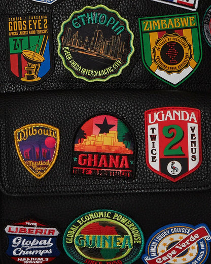 A.I. THE 54 (PATCHES OF AFRICA) CARGO BACKPACK | Sprayground Exclusive