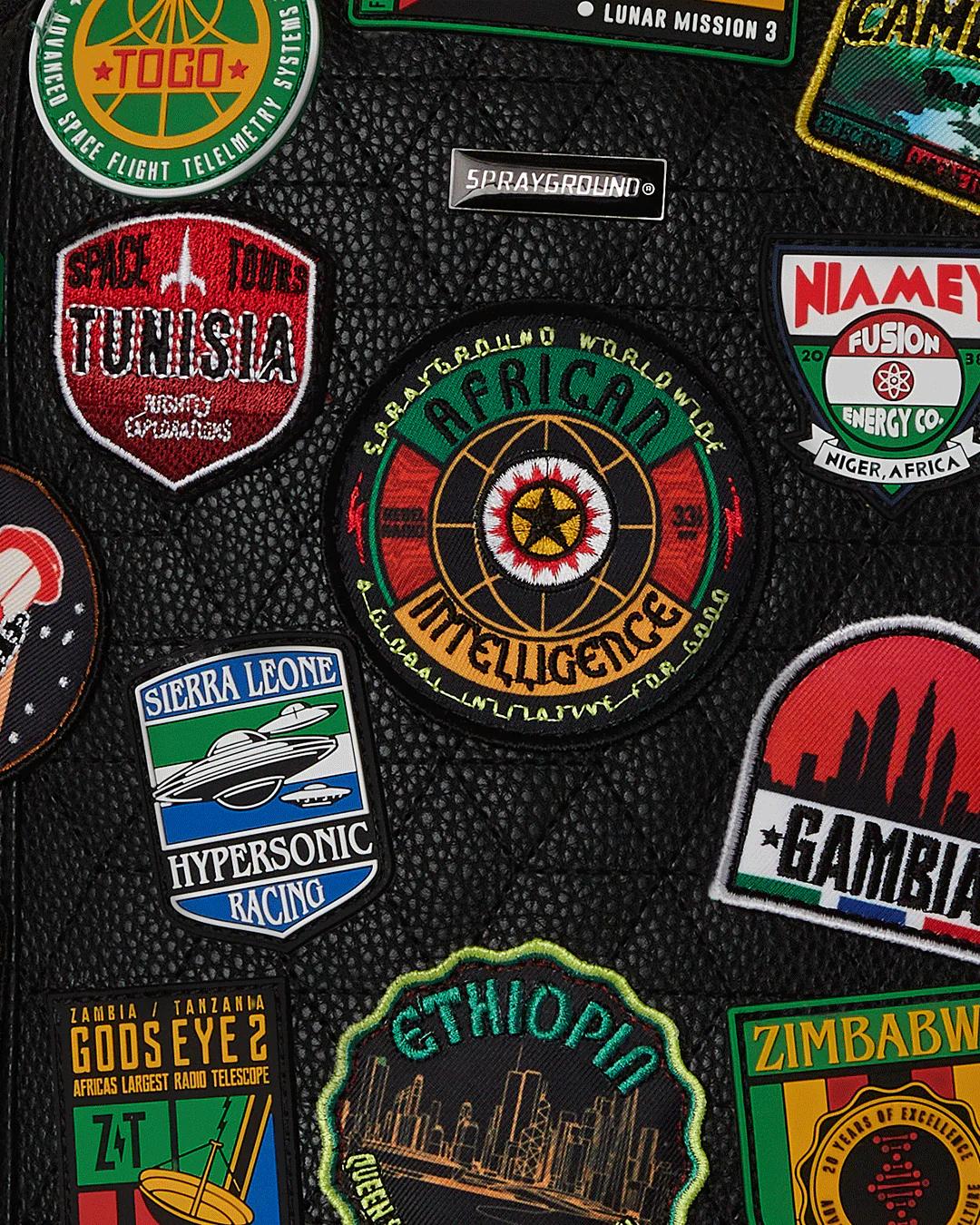 A.I. THE 54 (PATCHES OF AFRICA) CARGO BACKPACK | Sprayground Exclusive