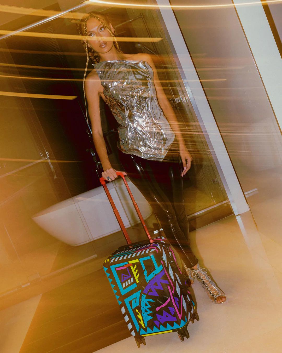 A.I. PATH TO THE FUTURE III HARDSHELL CARRY-ON LUGGAGE - SANDFLOWER CO | Sprayground Value