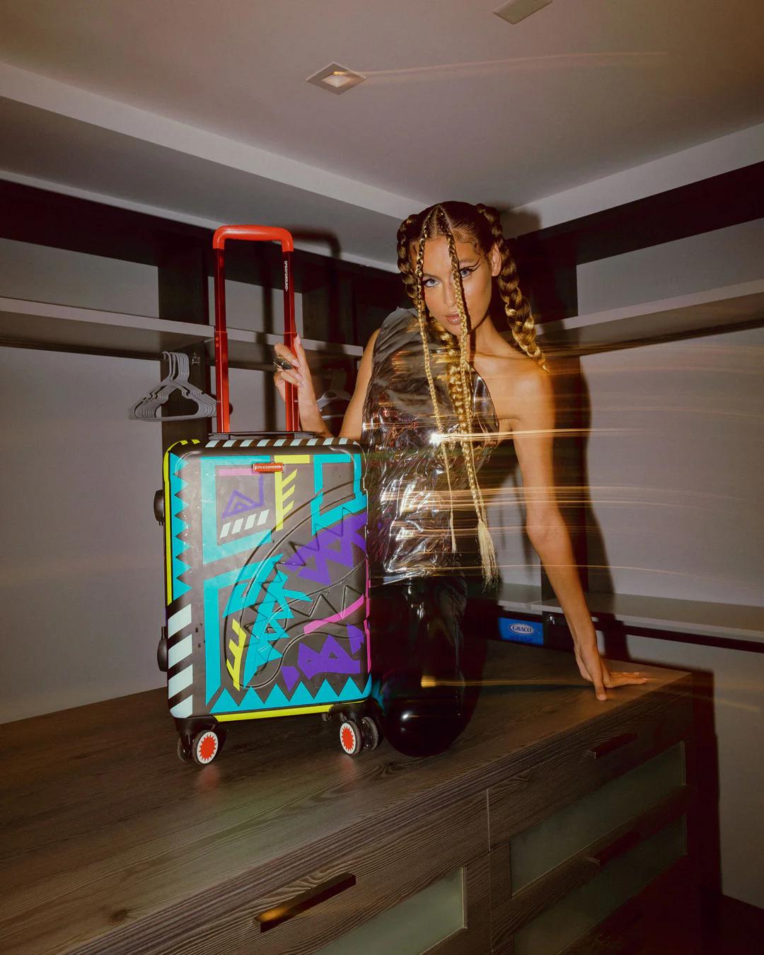 A.I. PATH TO THE FUTURE III HARDSHELL CARRY-ON LUGGAGE - SANDFLOWER CO | Sprayground Value