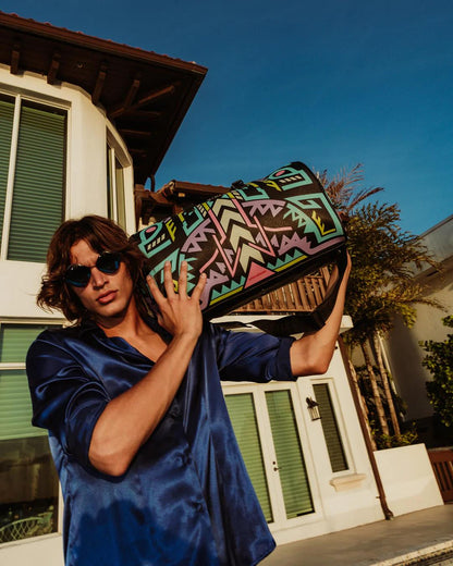 A.I. PATH TO THE FUTURE III DUFFLE - SANDFLOWER COLLAB (GLOW IN THE DA | Sprayground Great Value