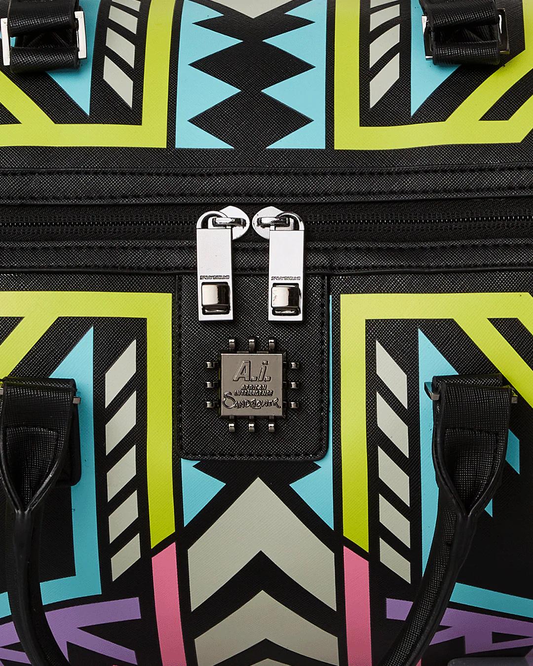 A.I. PATH TO THE FUTURE III DUFFLE - SANDFLOWER COLLAB (GLOW IN THE DA | Sprayground Great Value
