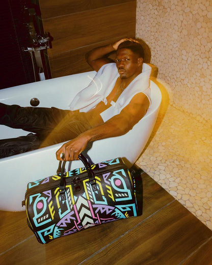 A.I. PATH TO THE FUTURE III DUFFLE - SANDFLOWER COLLAB (GLOW IN THE DA | Sprayground Great Value