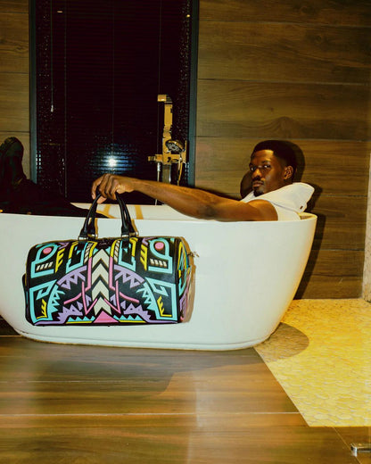 A.I. PATH TO THE FUTURE III DUFFLE - SANDFLOWER COLLAB (GLOW IN THE DA | Sprayground Great Value