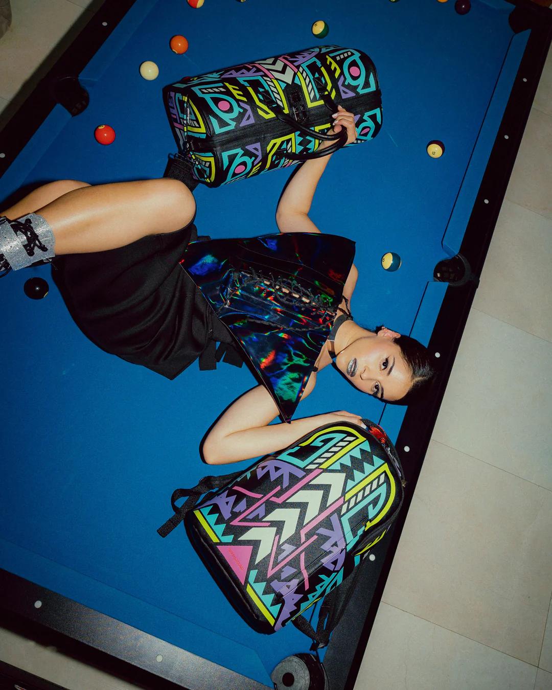 A.I. PATH TO THE FUTURE III DUFFLE - SANDFLOWER COLLAB (GLOW IN THE DA | Sprayground Great Value