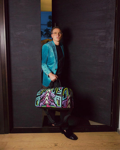 A.I. PATH TO THE FUTURE III DUFFLE - SANDFLOWER COLLAB (GLOW IN THE DA | Sprayground Great Value