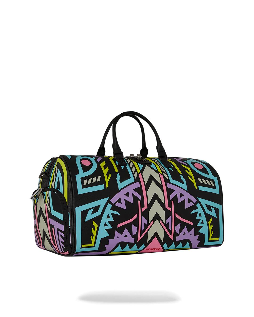 A.I. PATH TO THE FUTURE III DUFFLE - SANDFLOWER COLLAB (GLOW IN THE DA | Sprayground Great Value