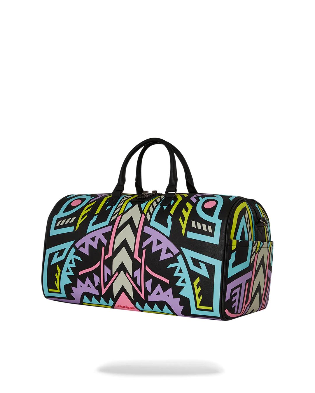 A.I. PATH TO THE FUTURE III DUFFLE - SANDFLOWER COLLAB (GLOW IN THE DA | Sprayground Great Value