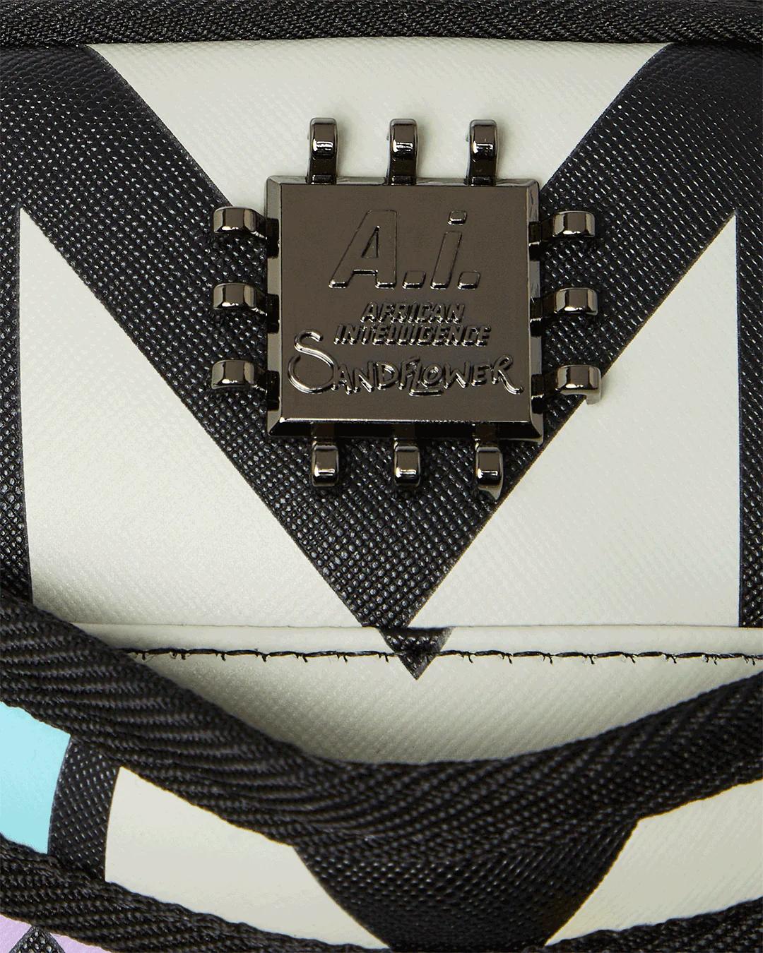 A.I. PATH TO THE FUTURE III BACKPACK - SANDFLOWER COLLAB (GLOW IN THE | Sprayground Latest