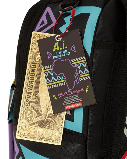 A.I. PATH TO THE FUTURE III BACKPACK - SANDFLOWER COLLAB (GLOW IN THE | Sprayground Latest