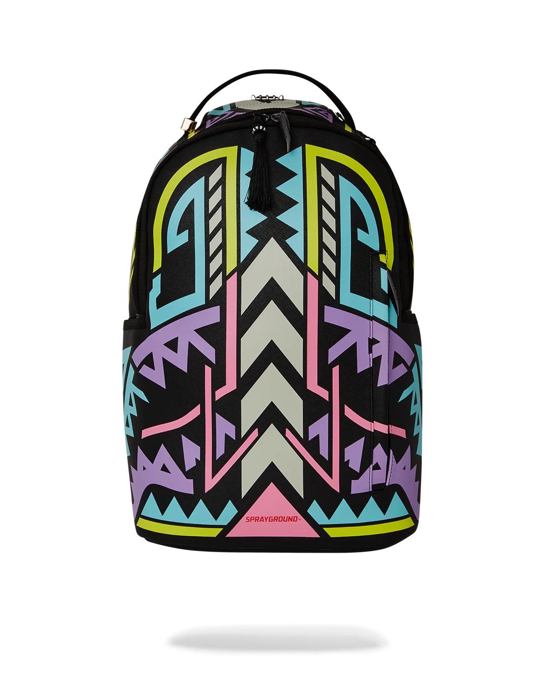 A.I. PATH TO THE FUTURE III BACKPACK - SANDFLOWER COLLAB (GLOW IN THE | Sprayground Latest