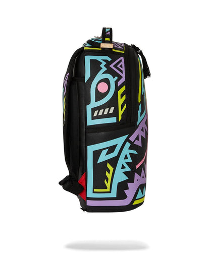 A.I. PATH TO THE FUTURE III BACKPACK - SANDFLOWER COLLAB (GLOW IN THE | Sprayground Latest