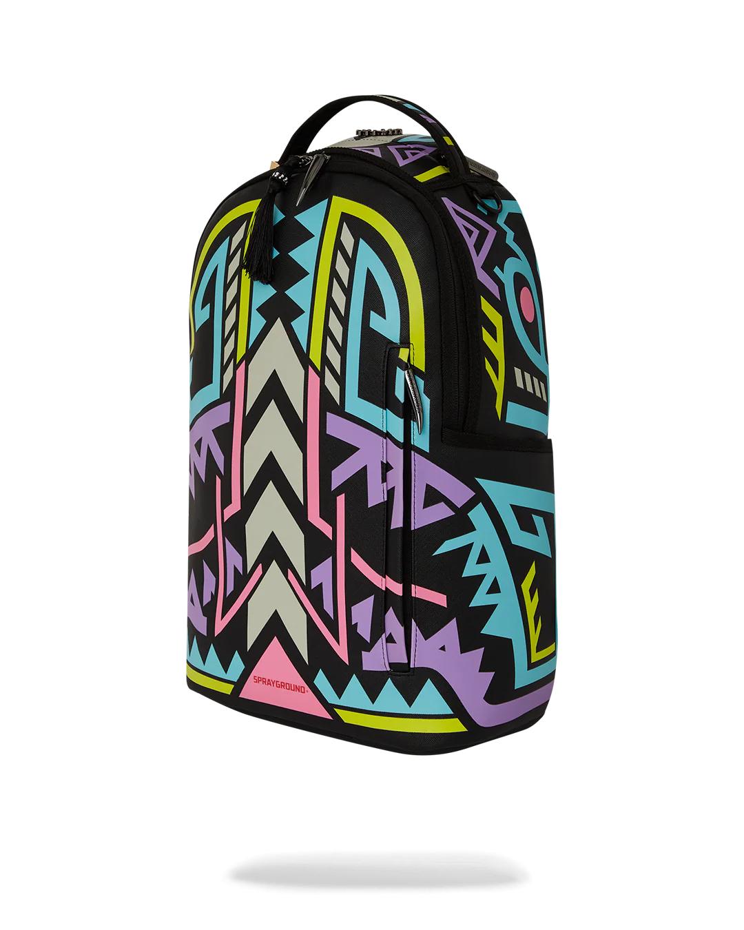 A.I. PATH TO THE FUTURE III BACKPACK - SANDFLOWER COLLAB (GLOW IN THE | Sprayground Latest