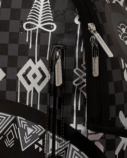 AFRICAN INTELLIGENCE 9 POWER GLYPHICS BACKPACK - SANDFLOWER COLLAB | Sprayground New