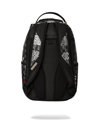 AFRICAN INTELLIGENCE 9 POWER GLYPHICS BACKPACK - SANDFLOWER COLLAB | Sprayground New