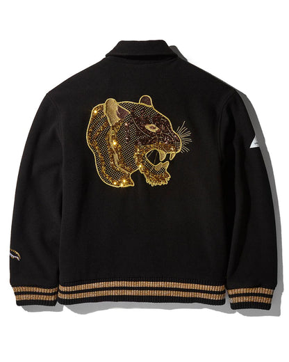A.I.9 AFRICAN INTELLIGENCE GUILDED LEOPARD - SANDFLOWER COLLAB VARSITY | Sprayground Featured
