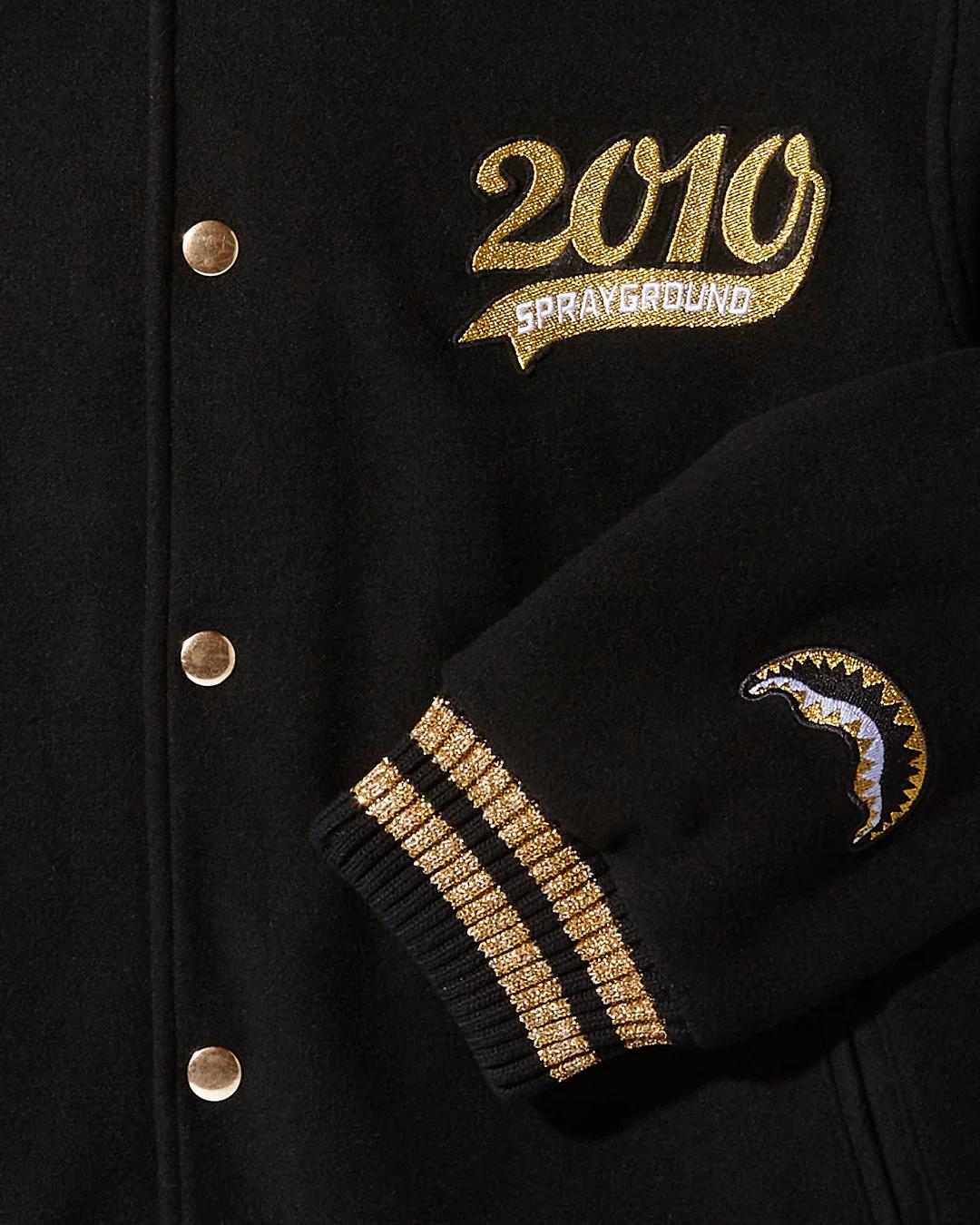 A.I.9 AFRICAN INTELLIGENCE GUILDED LEOPARD - SANDFLOWER COLLAB VARSITY | Sprayground Featured