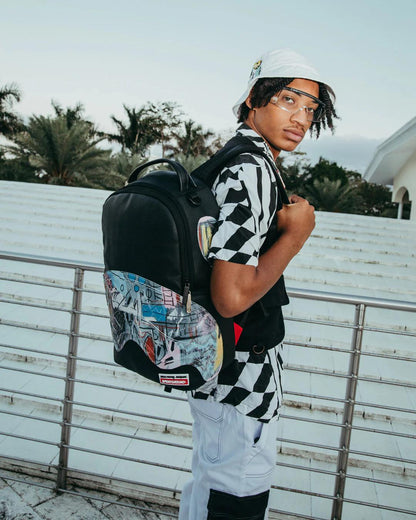 OFFICIAL BASQUIAT UNTITLED 1982 BACKPACK (DLXV) | Sprayground Featured