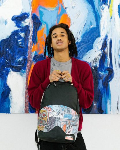 OFFICIAL BASQUIAT UNTITLED 1982 BACKPACK (DLXV) | Sprayground Featured