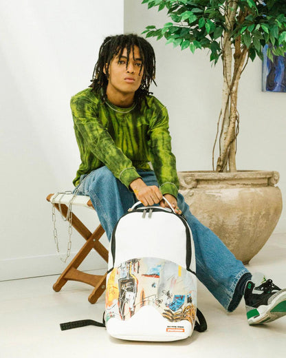 OFFICIAL BASQUIAT ACQUE PERICOLOSE 1981 BACKPACK (DLXV) | Sprayground Popular