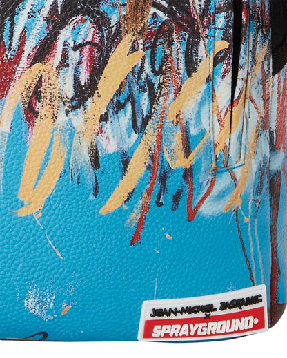 OFFICIAL BASQUIAT UNTITLED (FALLEN ANGEL) 1981 WING BACKPACK (DLXV) | Sprayground Best Seller