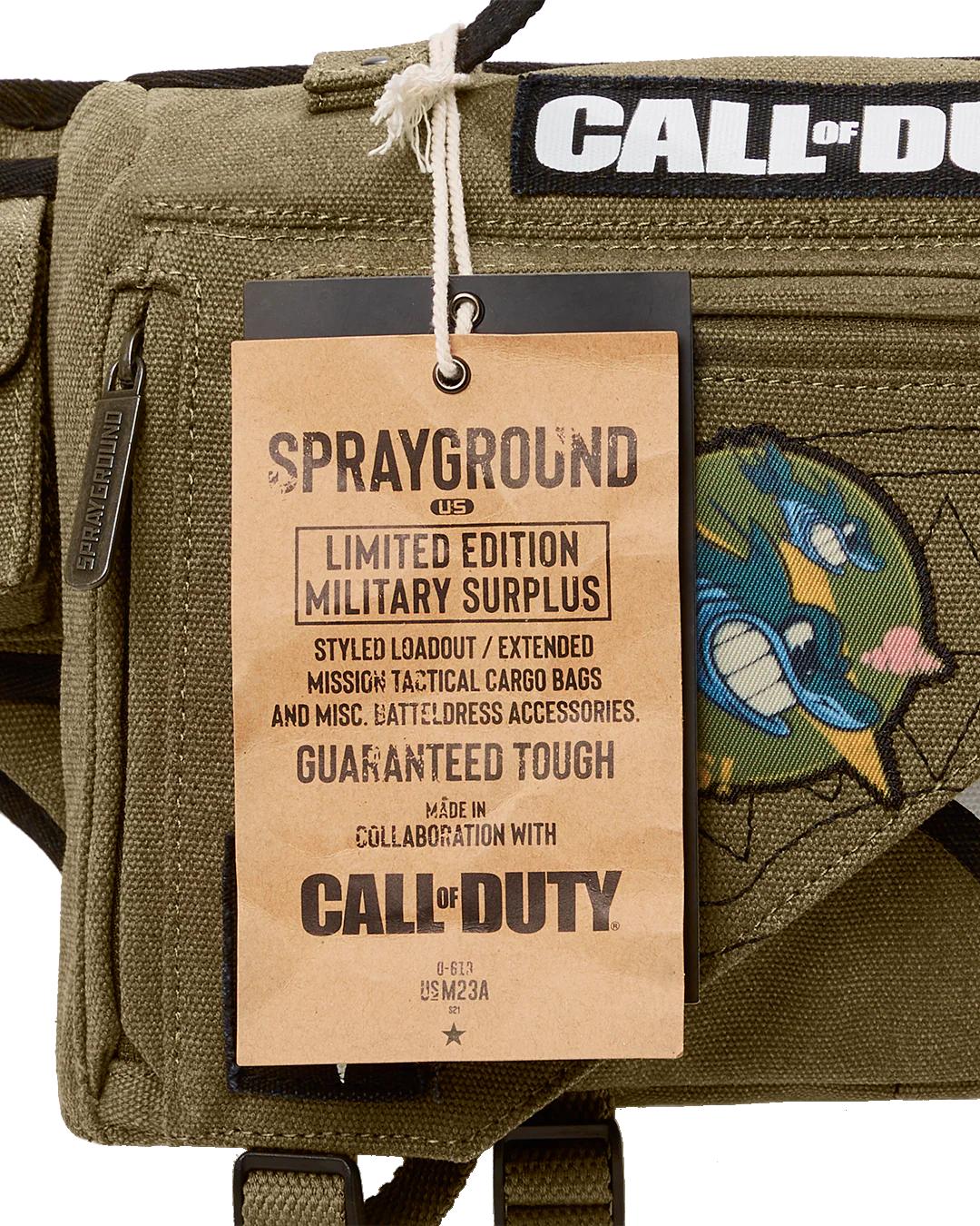 CALL OF DUTY NEVER BACK DOWN CROSSBODY | Sprayground Value