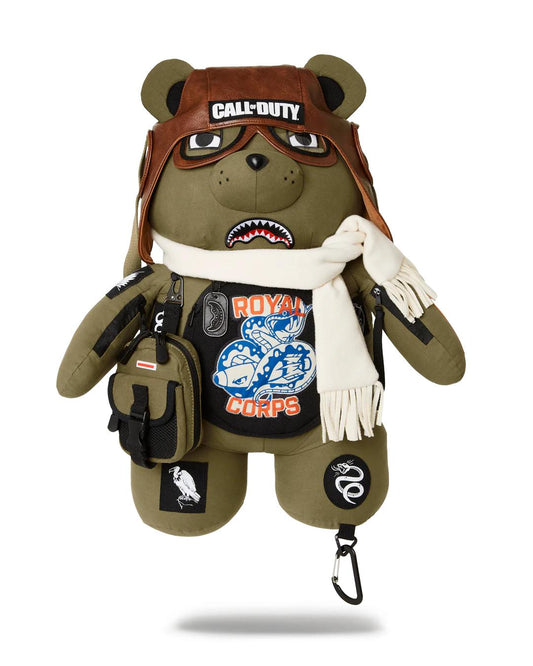 CALL OF DUTY AVIATOR FEARLESS MONEYBEAR TEDDYBEAR BACKPACK | Sprayground Great Value