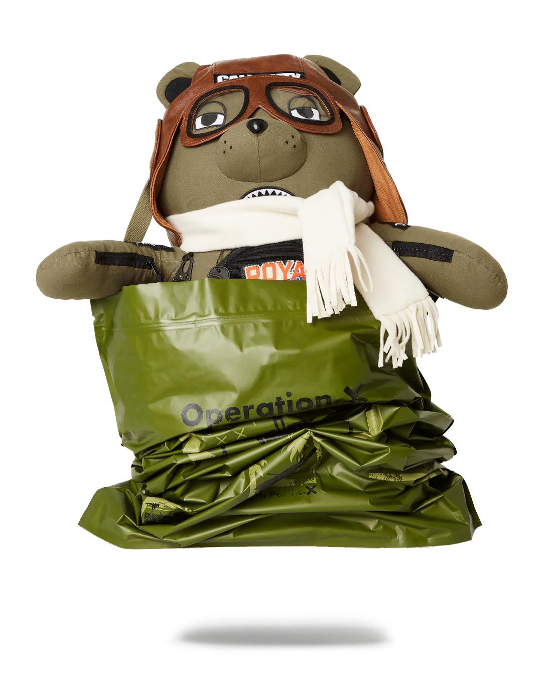 CALL OF DUTY AVIATOR FEARLESS MONEYBEAR TEDDYBEAR BACKPACK | Sprayground Great Value