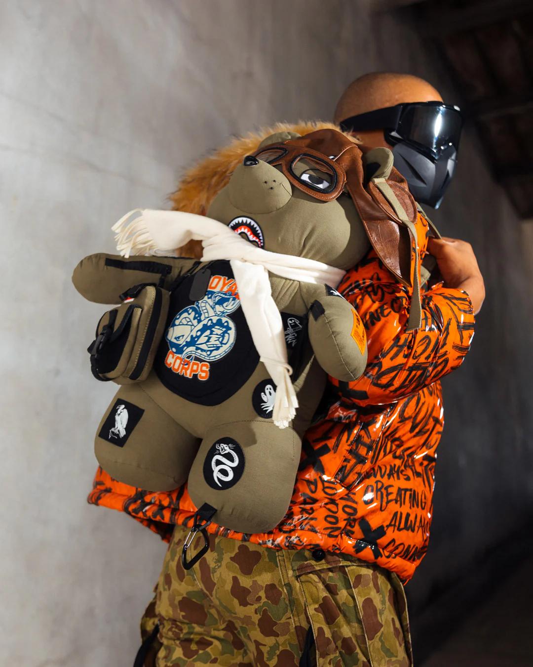 CALL OF DUTY AVIATOR FEARLESS MONEYBEAR TEDDYBEAR BACKPACK | Sprayground Great Value