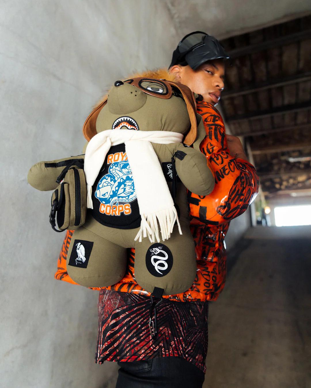 CALL OF DUTY AVIATOR FEARLESS MONEYBEAR TEDDYBEAR BACKPACK | Sprayground Great Value